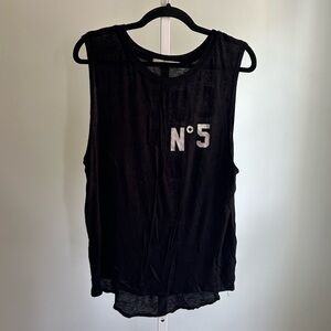 Black Lightweight Coco 5 Sparkly Tank